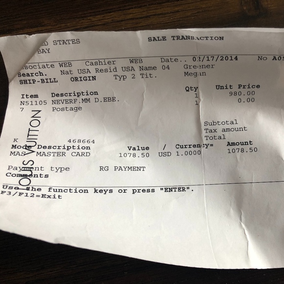 Louis Vuitton never full MM - Picture 6 of 15